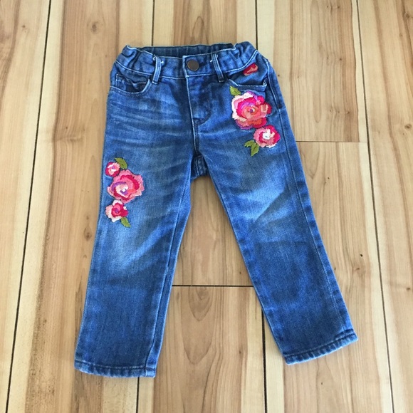 GAP Other - Baby Gap Floral Jeans